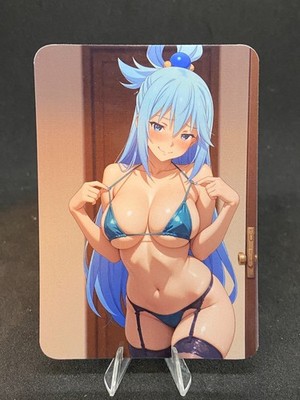 Aqua Sexy Card/ ACG Card /Anime Card / Sexy Waifu / Waifu Card