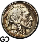 1920-S Buffalo Nickel, Choice AU Better Date San Francisco Issue, Hard To Find!