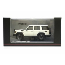Kyosho 1/43 Toyota Land Cruiser 70 Diecast Model White Japan New