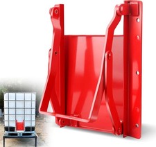 Sliding Grain Gate, 9 inch x 9 inch Red Manual Grain Bed Truck Slide Gate Hardwa