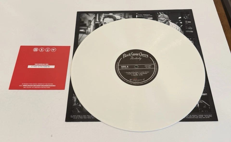 Black Stone Cherry - Kentucky White Vinyl  2016 US LP NM/VG+ Foto 3 de 4