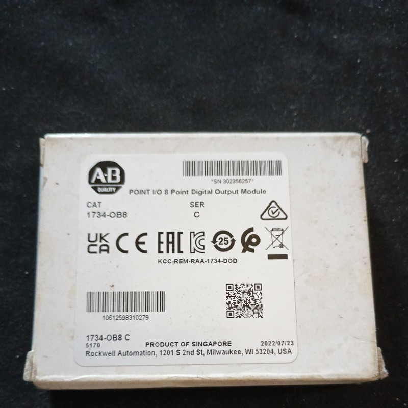  NEW Factory Sealed AB 1734-OB8 POINT I/O 8 Point Digital Output Module