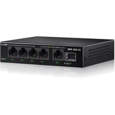 5 Port 2.5Gb Ethernet Switch Unmanaged Network Switch Ethernet Splitter  5 x...