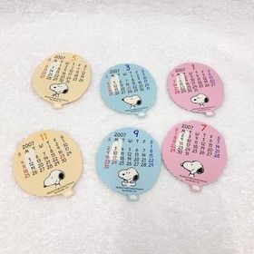 [Unused] SNOOPY Clip Calendar Tabletop Woodstock