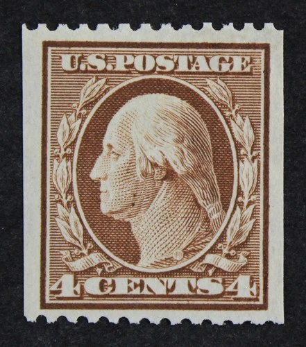 CKStamps: US Stamps Collection Scott#350 4c Washington Mint HR OG 21 1/2mm