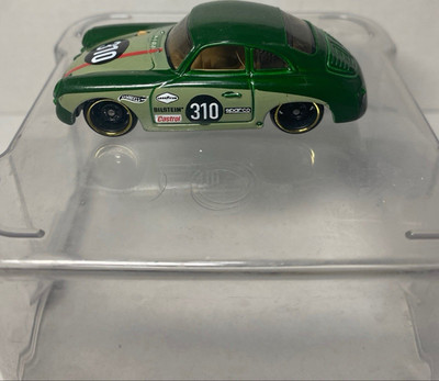 Hot Wheels Porsche 356 Outlaw Diecast Car 1:64 Green Model 2015 Toy Vehicle