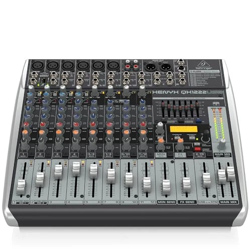 Behringer Xenyx QX1222USB Mixer with USB and EffectsFrom Japan - Image 2 of 4