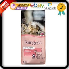 Burgess Dry Adult Cat Salmon Cat Food 10kg 2.70 per kilo