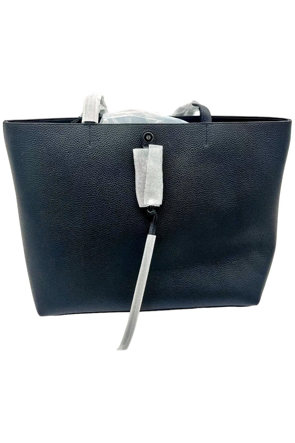 Rebecca Minkoff Megan Leather Triple Entry Tote Black