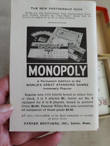1943 Parker Brothers ROOK Card Game New Edition Complete with Instructions - Picture 10 of 12