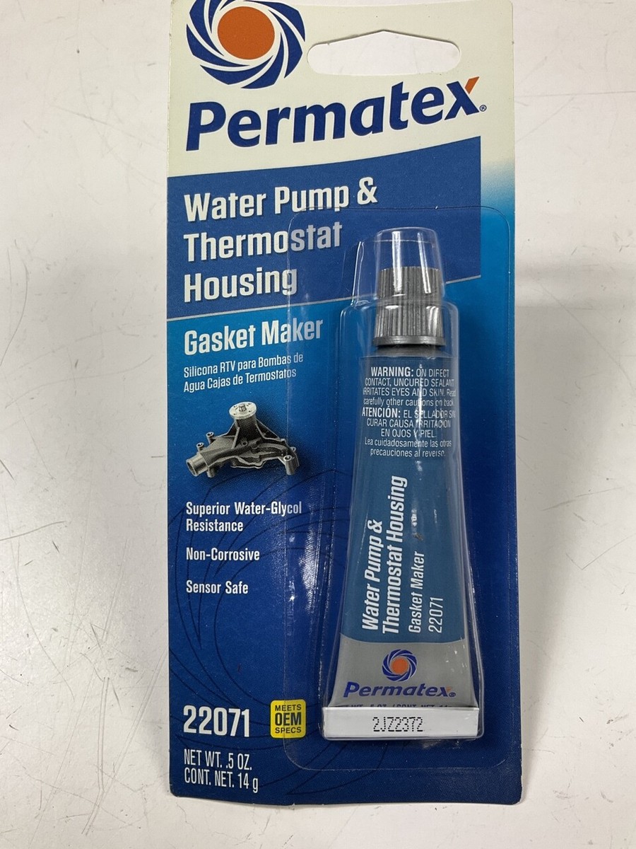 Permatex 22071 Water Pump & Thermostat RTV Silicone Gasket Permatex 22071 Water Pump & Thermostat RTV Silicone Gasket