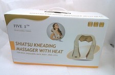 FIVE S FS8801 SHIATSU KNEADING NECK SHOULDER BODY MASSAGER WITH HEAT (beige)