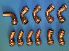 (Lot of 11 Mixed) Viega Pro Press - 1/2 Copper Elbows Elbow 1/2”