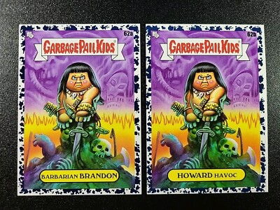 SP Black Conan the Barbarian Arnold Schwarzenegger Spoof Garbage Pail Kids Card
