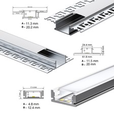 LED Aluminium Profil Trockenbau Unterputz Lei...