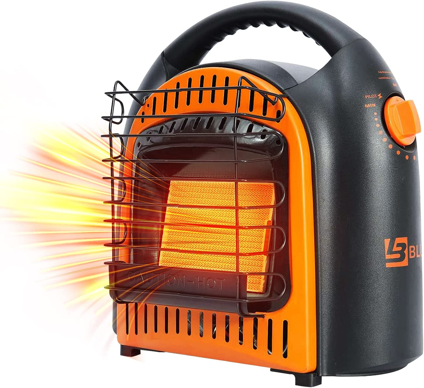 BLUU Propane Heater for Outdoor and Indoor Use 10,000 BTU with Thermostat,  Porta | eBay