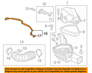 PCV Tube GM Genuine Parts 12620142 Positive Crankcase Ventilation PCV Tube GM Genuine Parts 12620142 Positive Crankcase Ventilation
