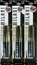 Milani Stay Put Liquid Brow Wax #110 CLEAR 16 Hour Hold Cruelty Free - 3 Pack