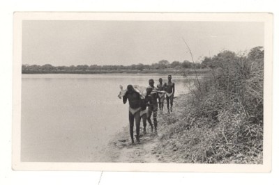 Photo Ancienne Originale Expédition Attilio Gatti En Angola - Tirage Argentique 1936