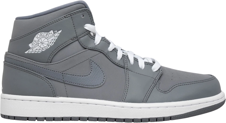 Jordan 1 Retro Mid Cool Grey - 554724-014 - 1 of 6