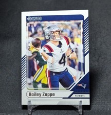 Bailey Zappe 2024 Panini Donruss Football Card #70 New England Patriots