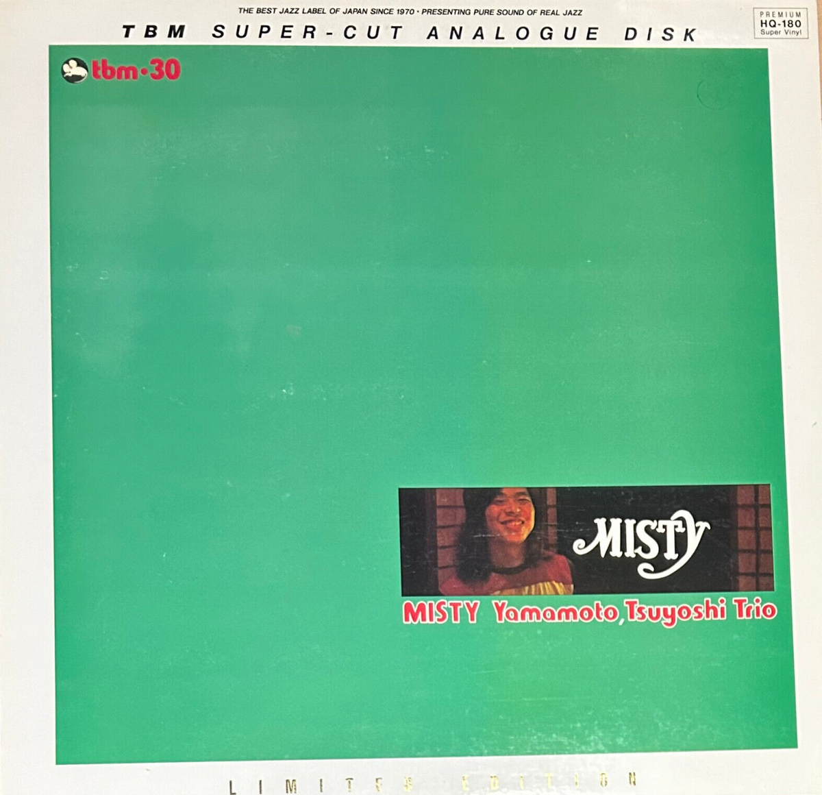 山本剛 Misty LP TBM-30 | - MISTY Trio 山本剛トリオ ⁄ ミスティ 