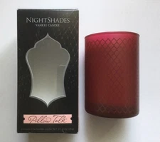 Yankee Candle NIGHT SHADES PILLOW TALK 10 oz. TUMBLER RETIRED HTF LTD EDITION