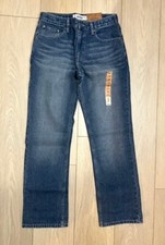 Urban Pipeline Boys 14 Reg Slim Straight Leg Cotton Jeans Low Rise Adj Waist