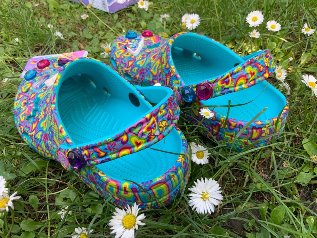 Lisa Frank x Crocs Clog Limited Collaborations Womens W7, W8 | eBay