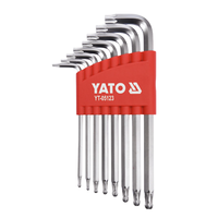 Yato Torx Winkel SchlüSselsatz 8Tlg T9 T10 T15 T20 T25 T27 T30 T40 YT-05123