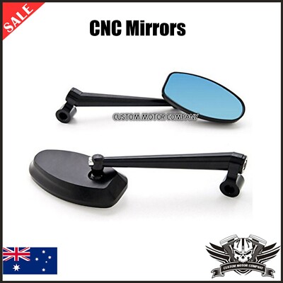 2x Black Dynamic CNC Side View Mirrors Triumph Street Triple 675 R Tiger 2011