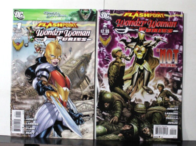 Flashpoint Wonder Woman And The Furies #1-3 Full Set August 2011