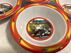 Kellogg's Cereal Promo Bugs Bunny Daffy Duck Orange Breakfast Cups Bowls Set — photo 3