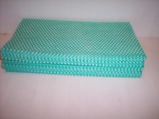 25 REUSABLE WIPES CLEANING CLOTHS XL GREEN 23" X 13" FREE S/H