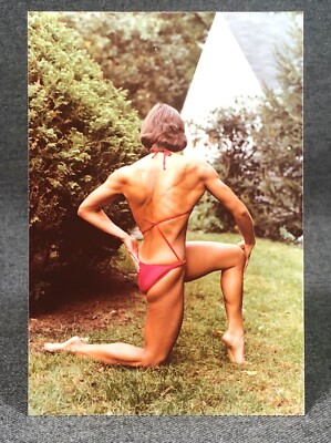 AGI BALOGH 1980s Vintage Female Bodybuilding Muscle Woman Found Photo #10