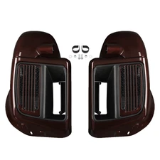 Lower Vented Fairing &Water-Cooled Fit For Harley Touring 14-Up Midnight Crimson