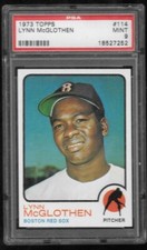 *1973 Topps Lynn McGlothen #114 Boston Red Sox PSA 9 Mint!!*