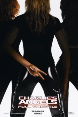 Charlie's Angels Full Throttle Movie Poster Cameron Diaz 2003