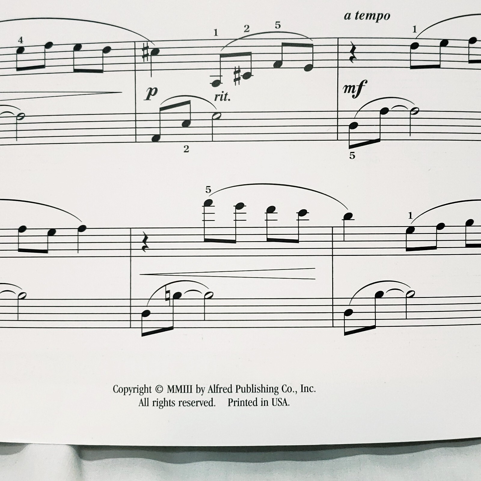 Desert Sands Pianoforte Intermedio Solo Partiture Volantino Alfred 2003 Joyce Pease foto 3