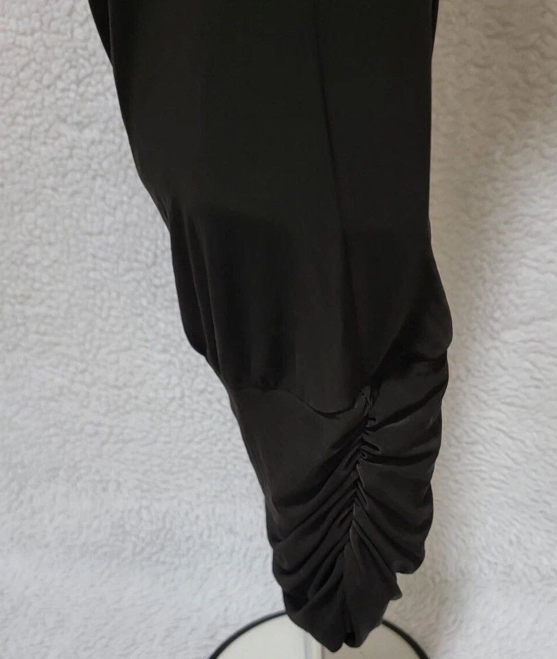 Camisa Top Blusa Lápiz Labial Mujer Talla L XL Grande X Grande Negra Foto 3 de 4