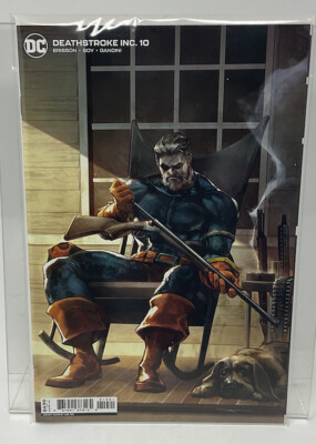 Deathstroke Inc #10 2022 Unread Ivan Tao Card Stock Variant DC Comic