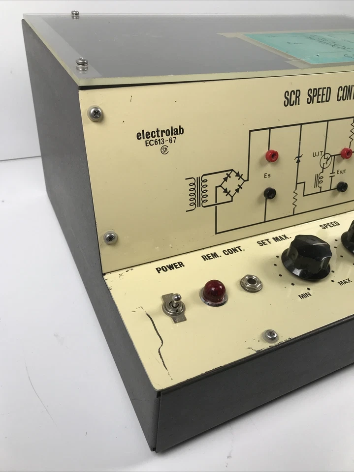 Electrolab EC613-67 SCR Speed Controller Motor Hammond Transformer - Image 4 of 4