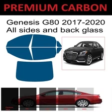 Premium Carbon Window Tint fits Genesis G80 2017-2020 precut tint