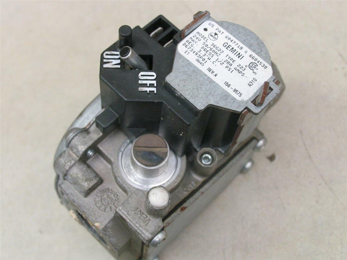 White Rodgers GEMINI 36G22 223 Furnace Gas Valve D673493P01 | eBay