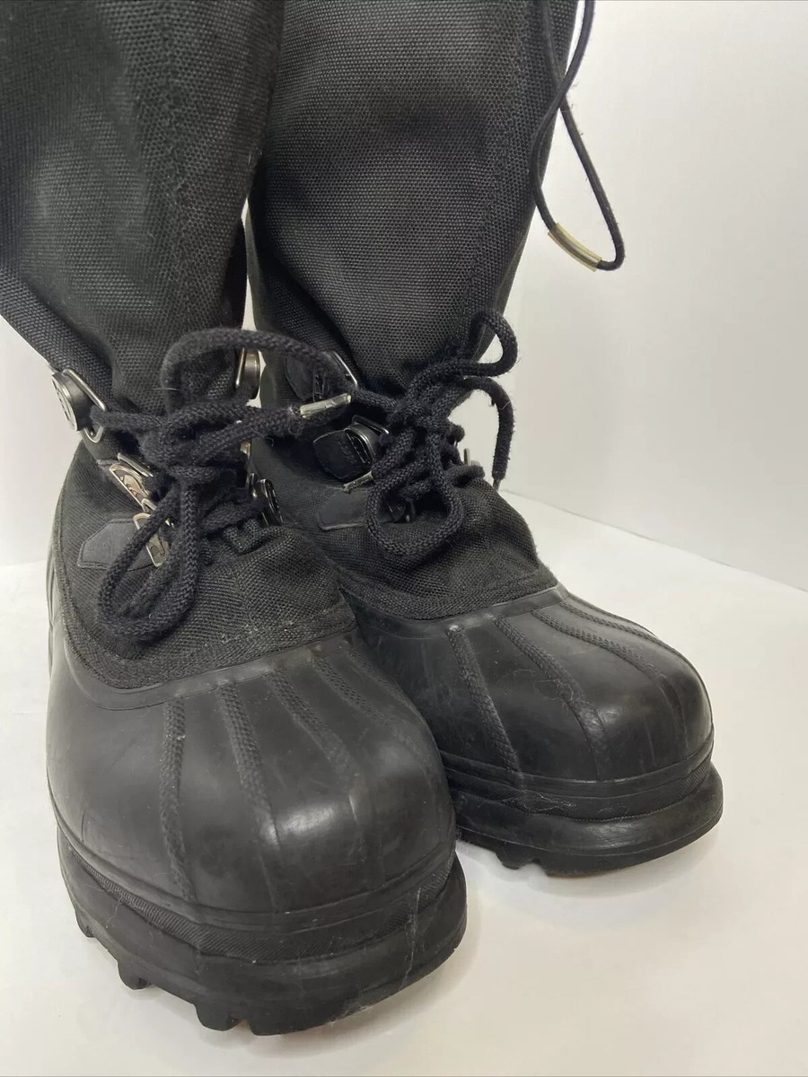 SOREL Bear mens 8 black Insulated Snow Boots NM1023-010 EXCELLENT