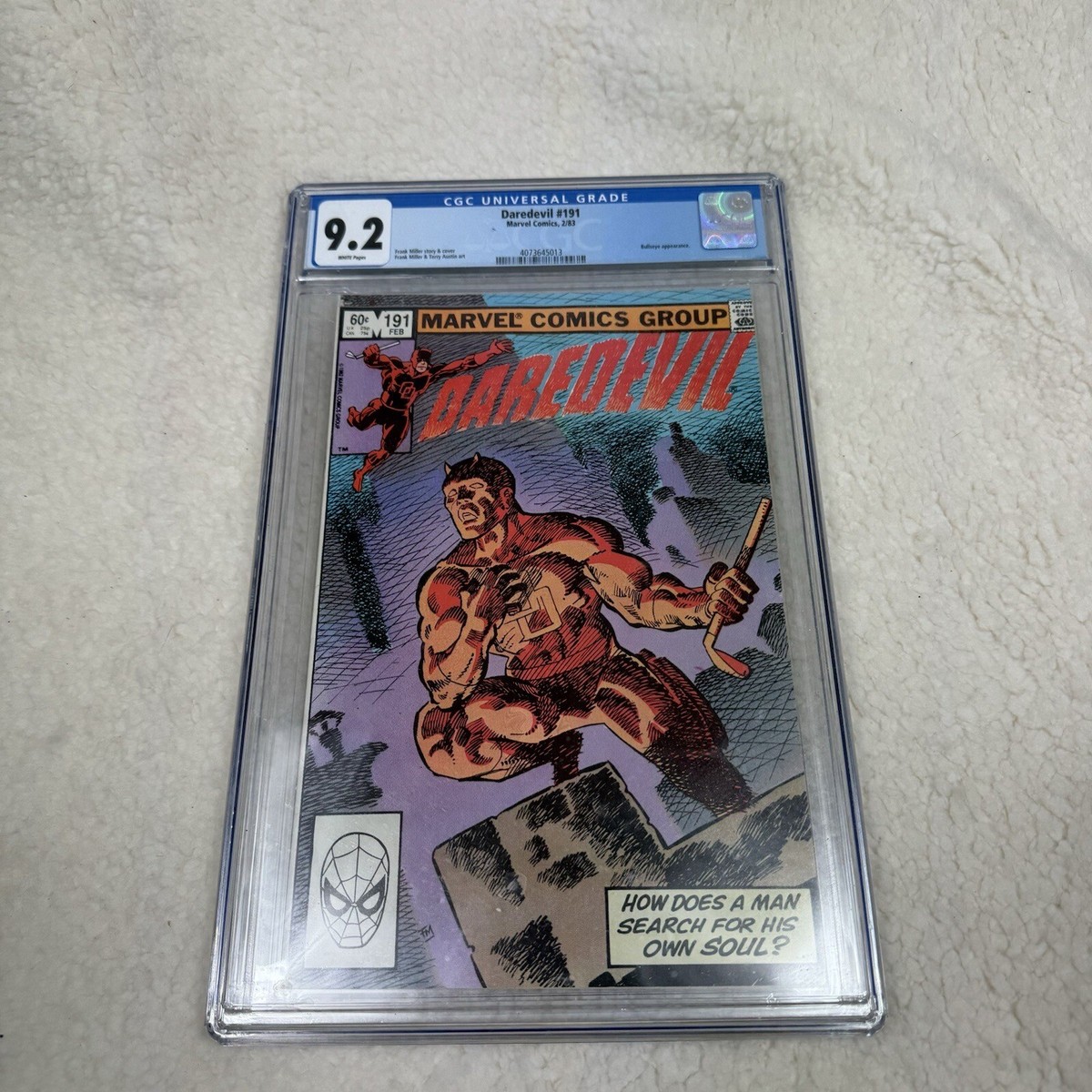 Marvel Comics Daredevil #191 CGC Universal Grade 9.2 Slab 1966
