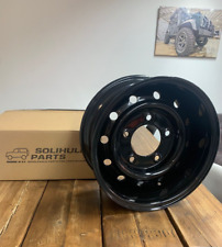 16 x 7 REME Black Heavy Duty Steel Wheel for Land Rover Defender (1983-2016)