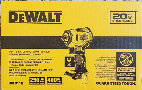DeWALT 20V MAX 1/2 IN IMPACT WRENCH 