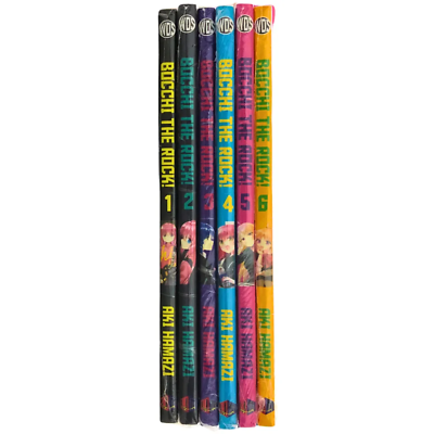 Bocchi the Rock! Vol 1-6 English Comic Manga LOOSE Set By Aki