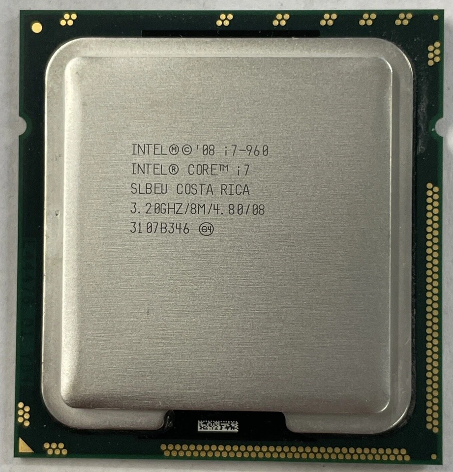 Intel Core i7-960 CPU 3.2 GHz 8M Cache Socket 1366 Bloomfield Processor SLBEU - Image 3 of 3